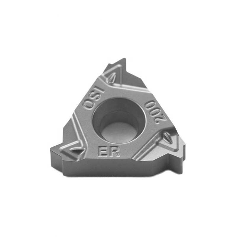 Cermet ISO Metric Lathe External Grinding Threading 16ERI200 Inserts Without Coating