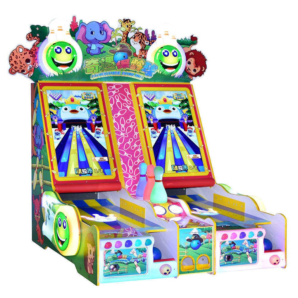 Fantastic Bowling Sports Game Machine Coin Operated Multi Player Support