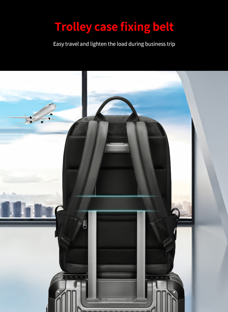 MingLu Wholesale Fashion Lightweight back pack College Commute mochila de hombre school bags men travel laptop backpack