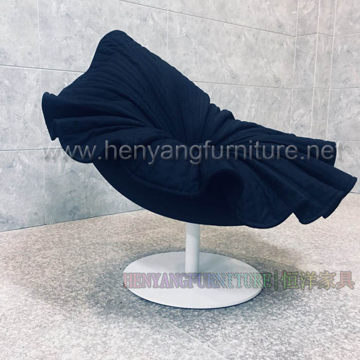 High replica Colorful bloom easy chair flower shape chair bloom lounge chair in fabric modern calssic lougne chair