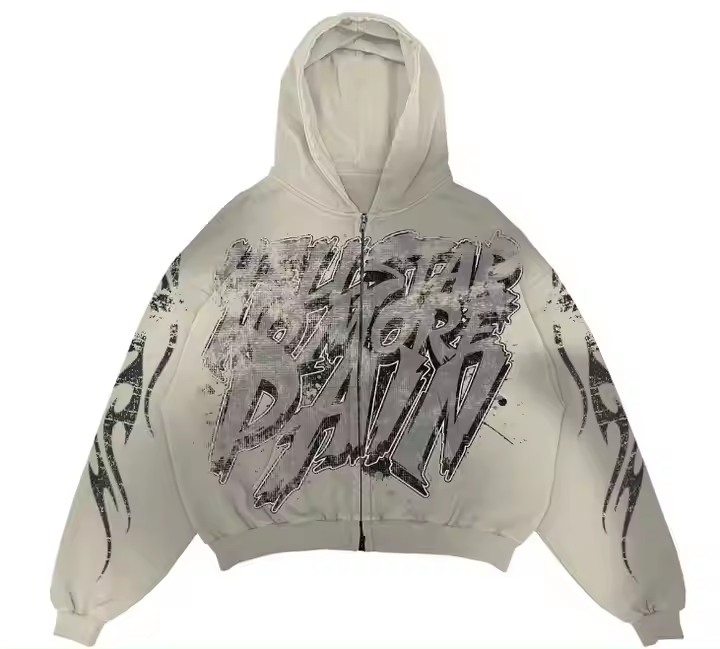 Custom Dtg Hoodie Printing Pattern 3D Printed Hoodie Crop Top Colorful Streetwear