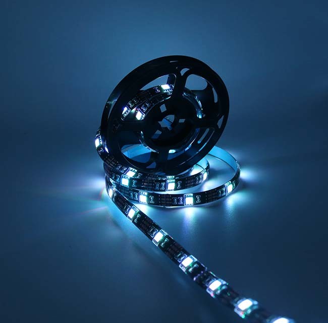 SMD5050 IP65 10mm LED Adhesive Strip Lights RGB Strip Kit