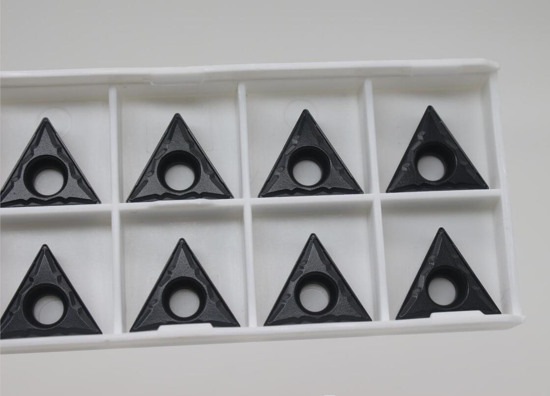 Sharp Tungsten Turning Insert , Lathe Turning Inserts TCMT16T304 For CNC Cutting