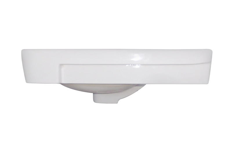 Ceramic Semi Recessed Wash Basin 586x470x173mm With Overflow