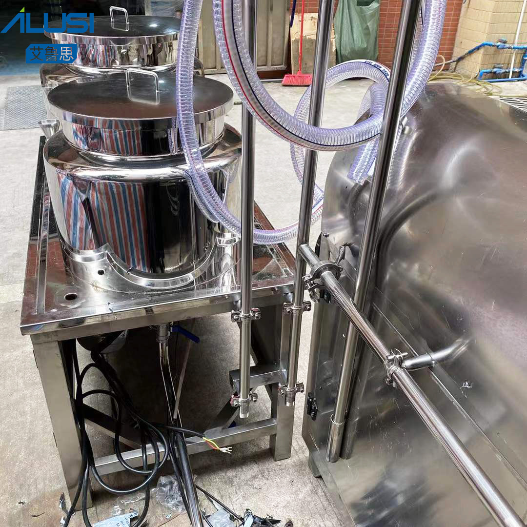 50L Hydraulic Lift Vacuum Emulsifier Mixer Machine Cream Lotion Mixing Equipment