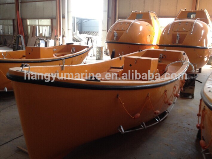High performance Marine GRP Open type Lifeboat for sale