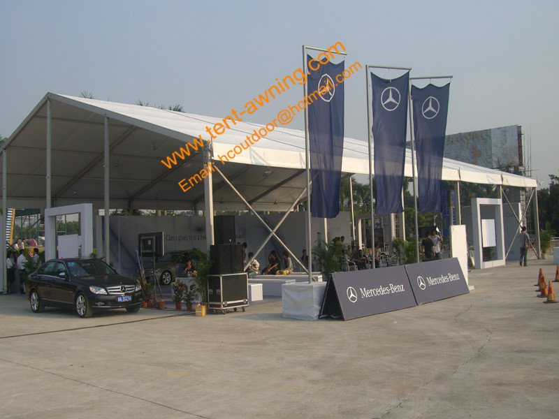Outdoor 30x50m Trade Show Marquee Aluminum Temporary Commercial Exhibition Tent