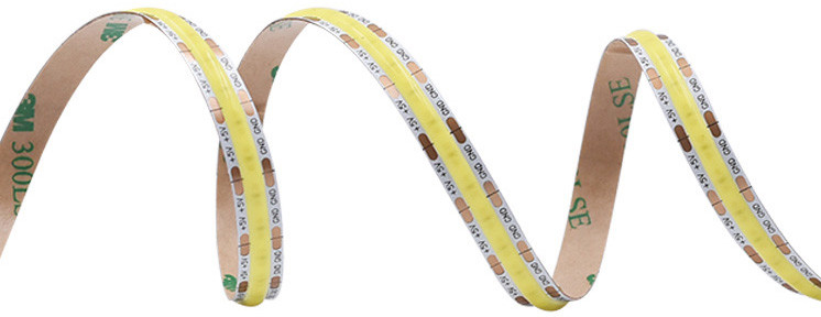 320 Chips/M DC 5V 8mm 2700K 3000K 4000K 6500K No Soldering Points COB LED Light Strip