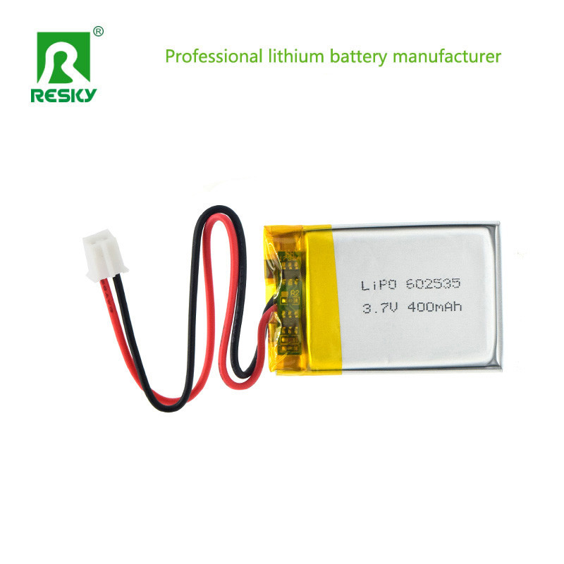 Square Lithium Polymer Battery Cell 602535 3.7V 4.2V 400mAh For Smart Watch