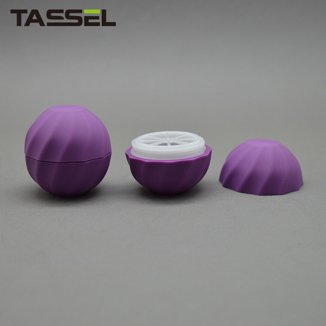 Refillable Empty Sphere Round Ball Lip Balm Cosmetic Containers 7g
