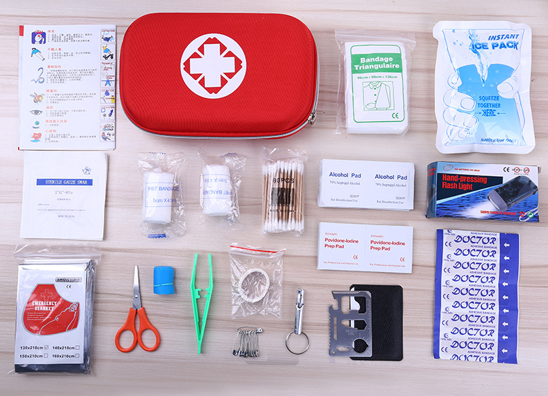 Survival kit Emergency survival kit with medical supplies EVA automobile kit perfect for home use or outdoor