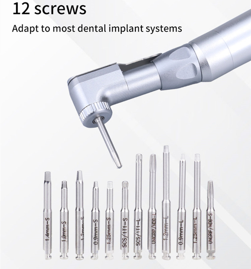 50RPM Medical Implant Dental Turbine Handpiece Manual Controls