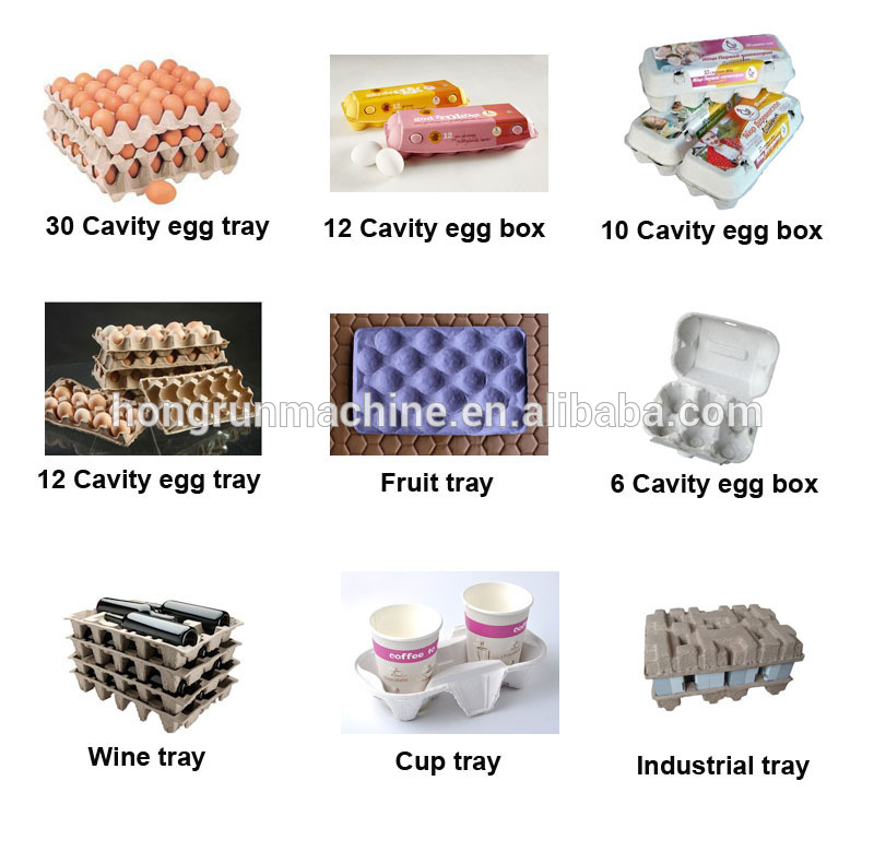 3000pcs/Hr Automatic Rotary Recycled Paper Egg Tray Making Machine