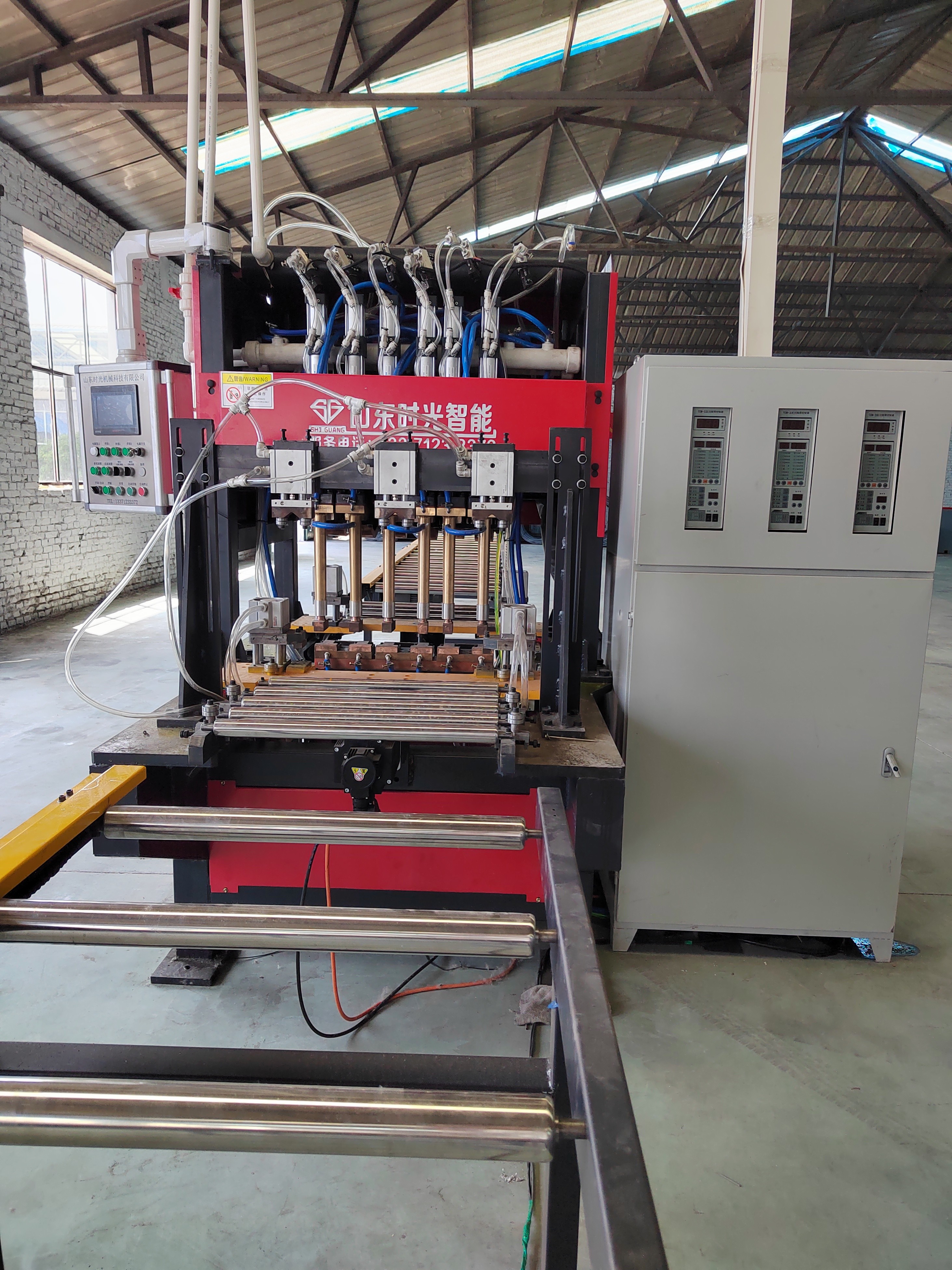 Step 190-210mm Welding Machine Components 12m/Min With 380V Voltage