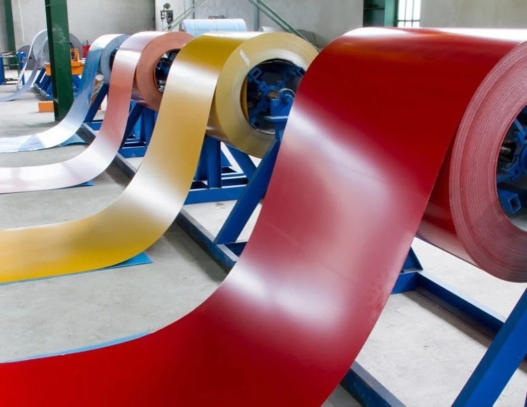 Dx51d ASTM Ral3005 6005 3013 9016 5015 0.16mm 0.23mm Width Prime Quality Color Coated Prepainted Galvanized Steel Coil