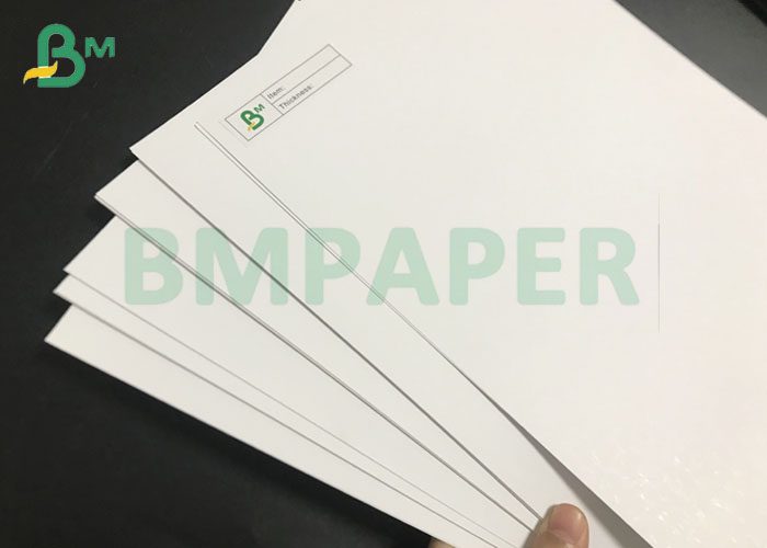 80# 100# Double Sided Coated Matte Text Cover Paper Board 17 * 27inches 