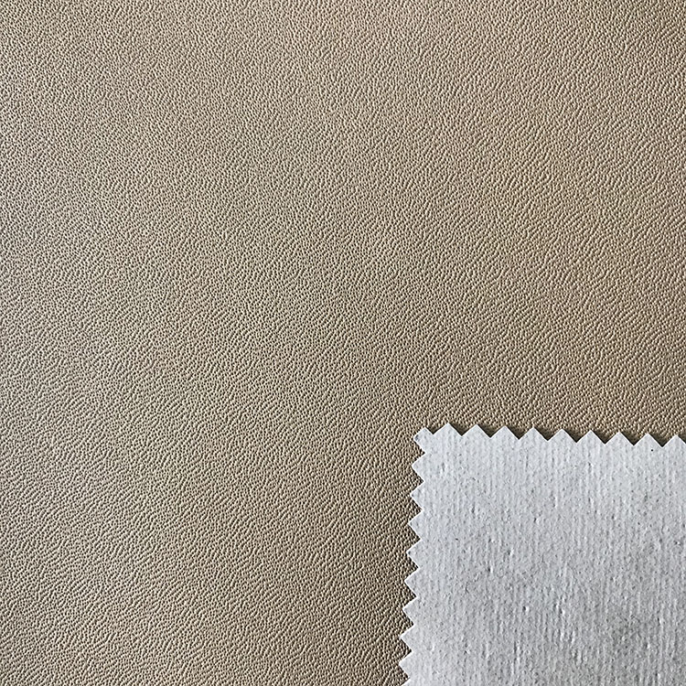 Lightweight Plastic Leather Upholstery Fabric Special Edge Design Non Woven