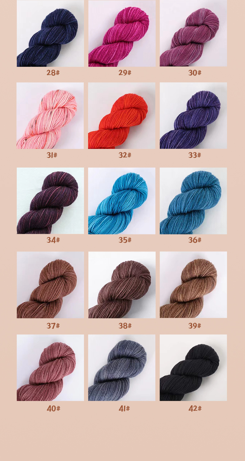 super fine shrinkproof merino 4 ply wool for hand knitting crochet yarn
