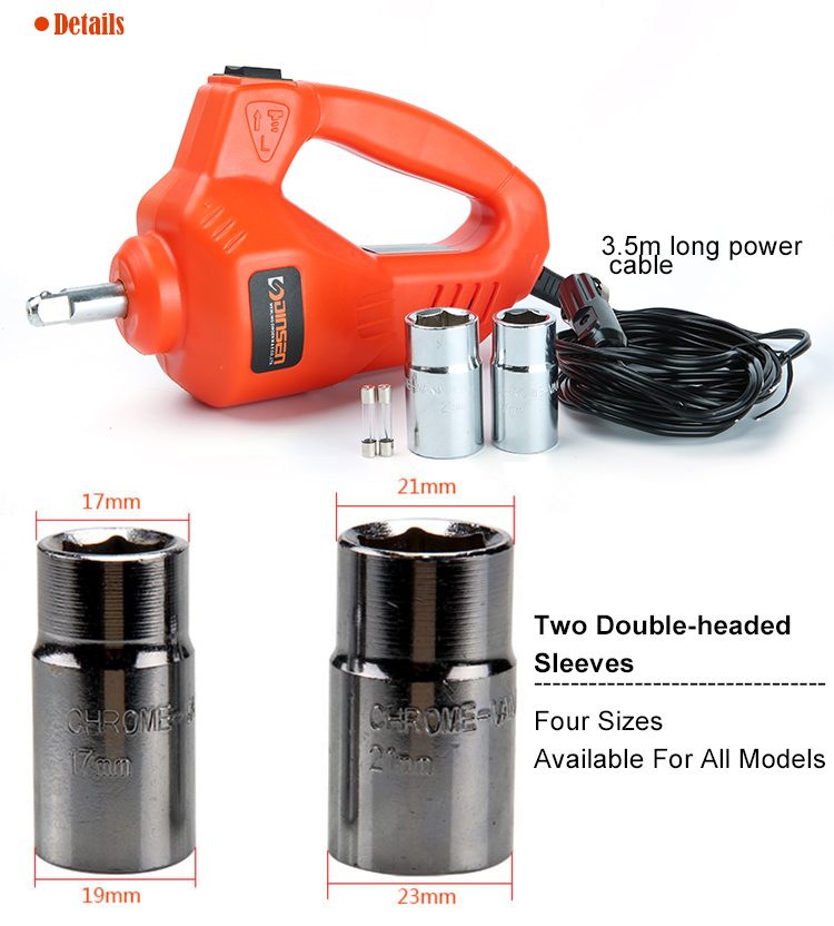 12V Electric Air Impact Wrench , 340N.M Corded Torque Wrench