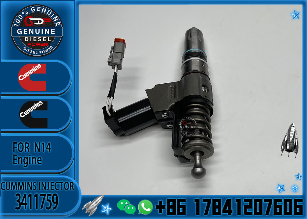 Auto Parts Common Rail Diesel Fuel Injector 3411845 3411759 For CUMMINS M11 QSM ISM QSM11 ISM11 Engine