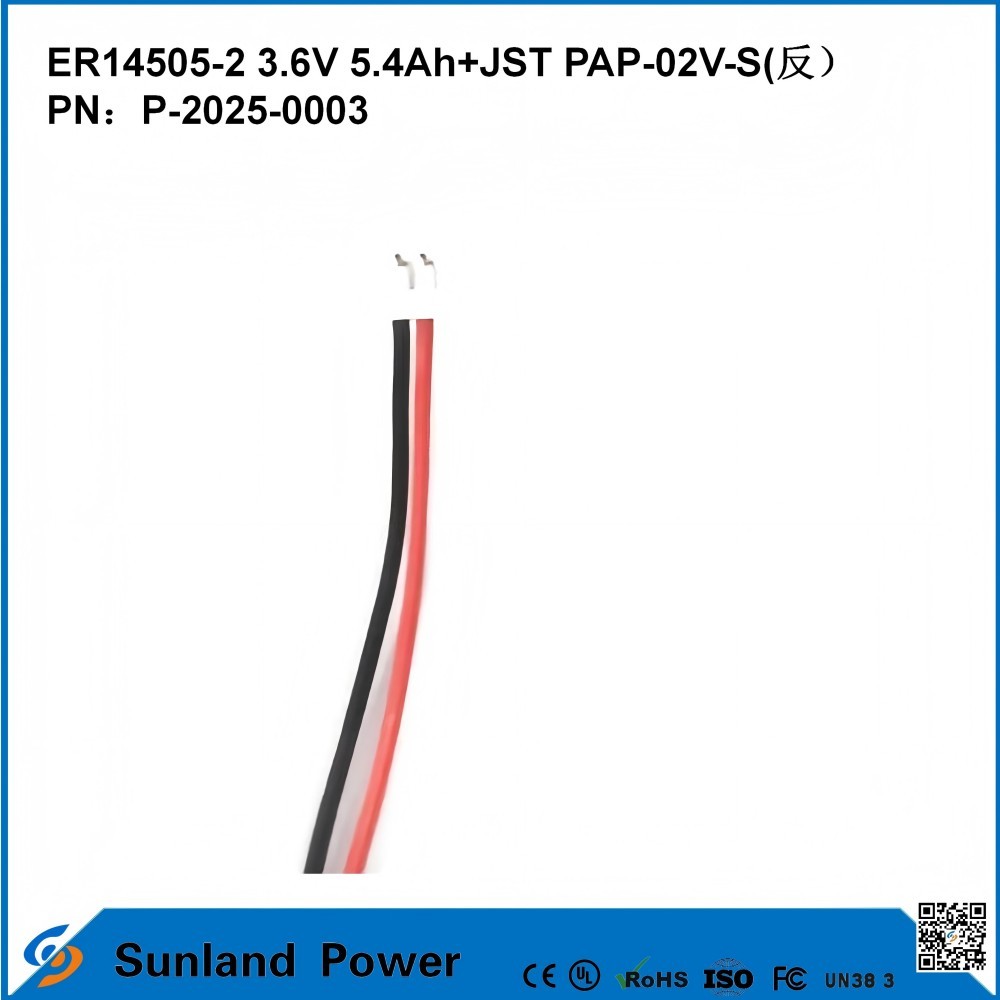 3.6V 5.4AH ER14505-2 Primary Battery High And Stableoperating Voltage Long Strong Life