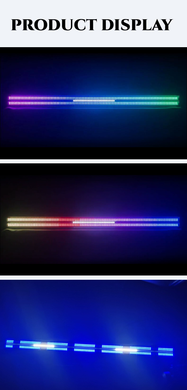 ATG 240pcs 150w RGB LED Stage Lighting DMX512 Strobe Lights for Dynamic Performances 3-