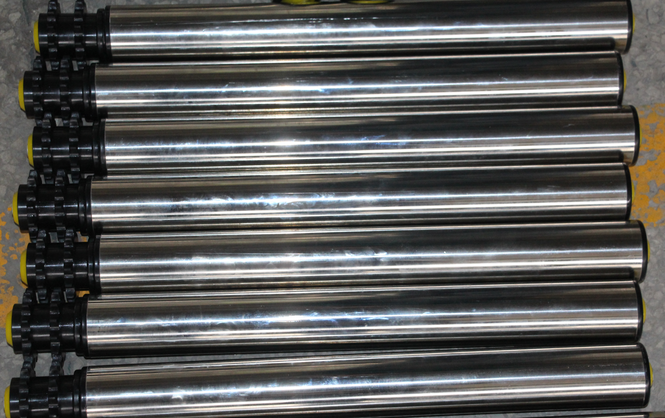 Conveyor Motor Roller System For Belt, Custom Back End Of Line Packing Conveyors