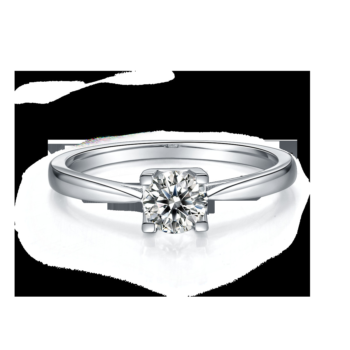 Unique S925 East West Setting Emerald Cut Moissanite Wedding Engagement Ring Modern