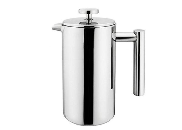 12 - 51oz Metal French Press Coffee Maker Double Wall Keep Warm Shinny Cafetiere