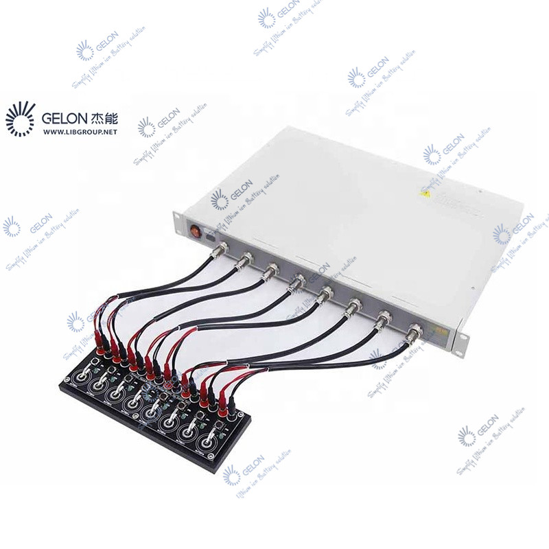 Laboratory 8 Channel Battery Tester Battery Testing Equipment With Board Coin Cell Test