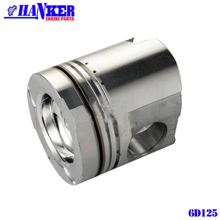 Excavator Engine Piston Komatsu 6D125 Aluminum Alloy Piston 6150-31-2112