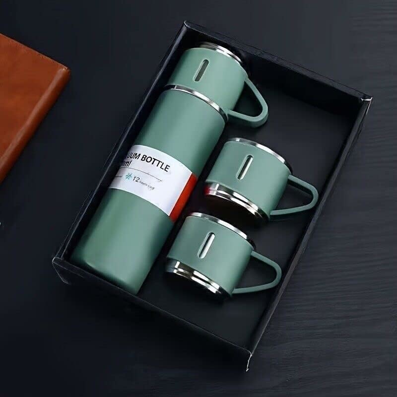 Double Wall Insulation Ceramic Mug Cup 2 In 1 Tumbler 500ml