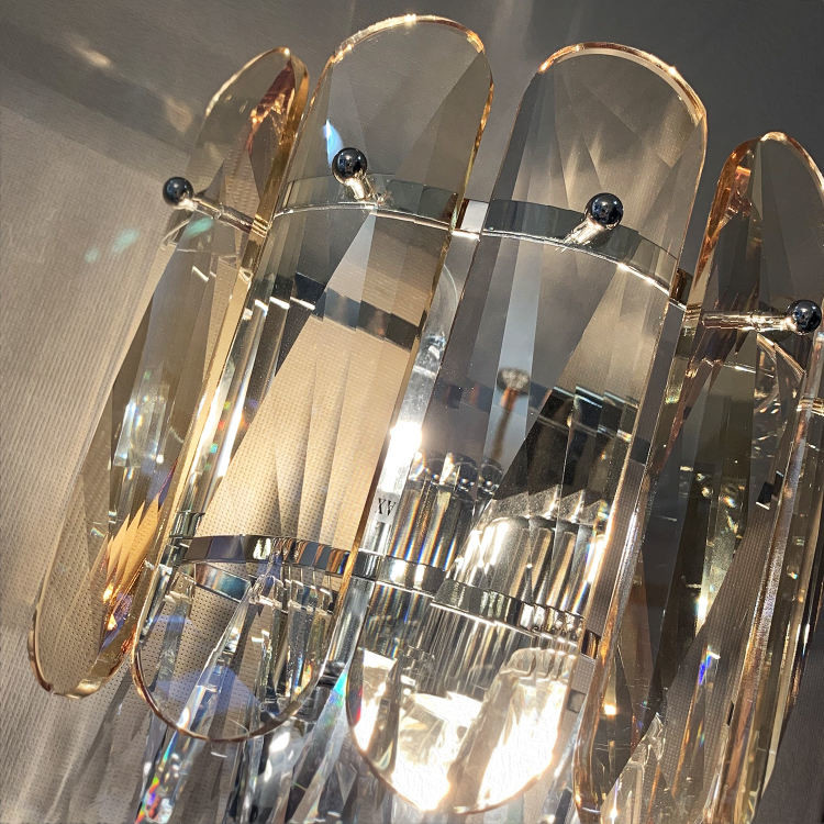 25*38cm Crystal Contemporary Bedroom Modern Wall Lamp ODM Nordic Style