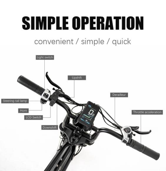 20 Inch Fat Tire Electric Bike 750 Watt Superb 73 Hot Aluminum Alloy Frame 48V 17Ah