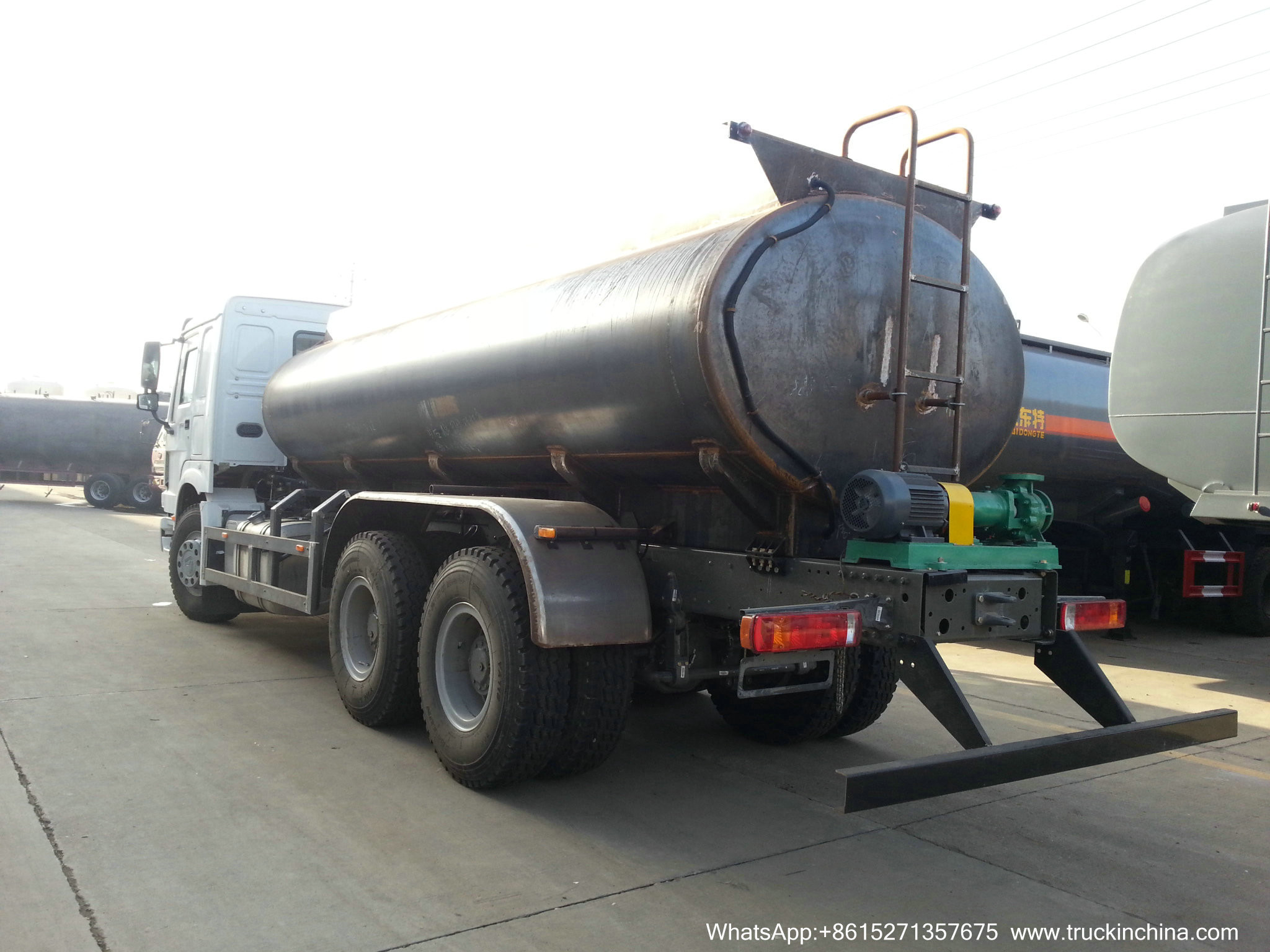 Oil Tank Full Trailer (Customizing 2-3-4 Axles Dolly Tanker 10CBM -30 For Palm Oil Crude Fuel / Petrol Oil Delivery