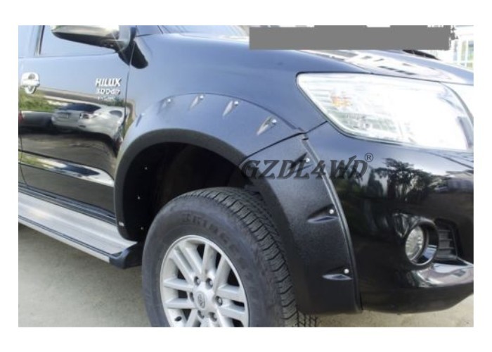 6 PCS ABS Wide 4x4 Wheel Arch Flares For Toyota Hilux SR Vigo MK6 12 - 14