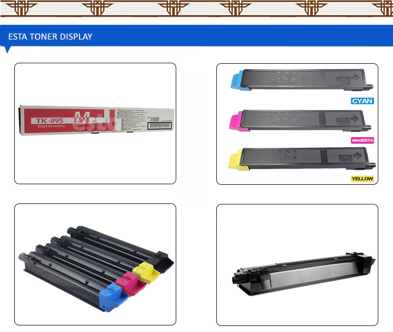 Mita Kyocera Taskalfa Toner FS C 8020 / 8025 / 8520 / 8525 TK - 895 Black