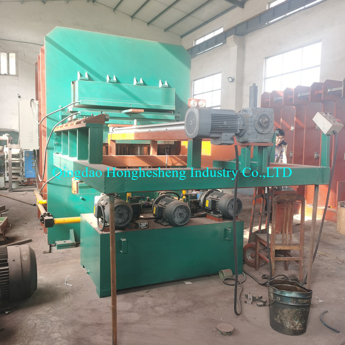 250-500mm Piston Stroke Rubber Plate Vulcanizer Steam Heating