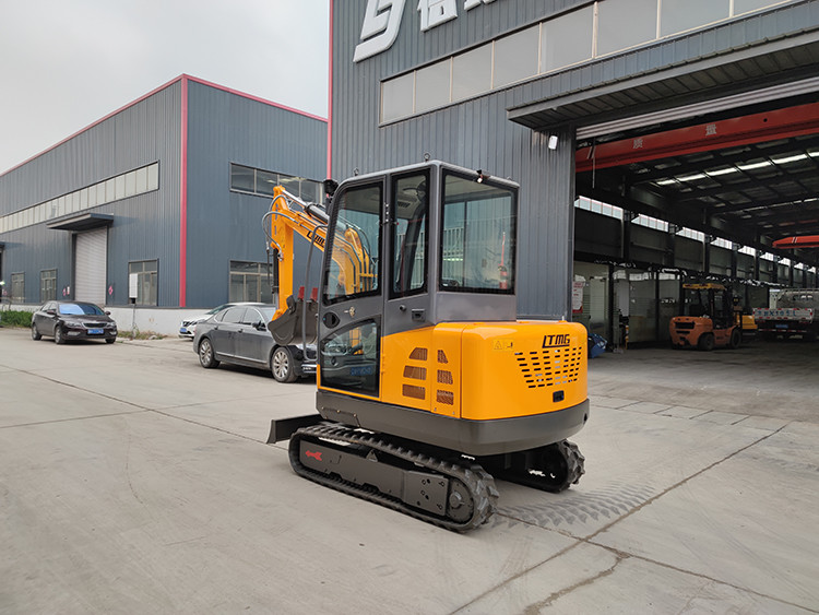 constuction digger swing arm small 3Ton excavator with close cab