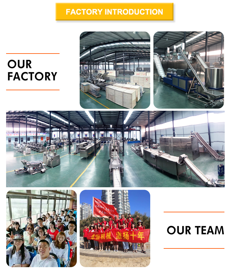 Complete Corn Wheat Chips Flakes Puff Snack Food Production Line Extruder Making Processing Machine