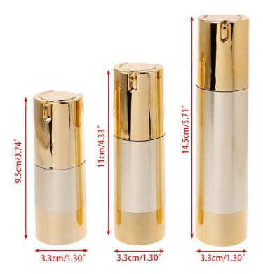 Quality Screw Cap Airless Cosmetic Bottles Small Luxury Acrylic Recyclable Cosmetics Empty Containers for sale