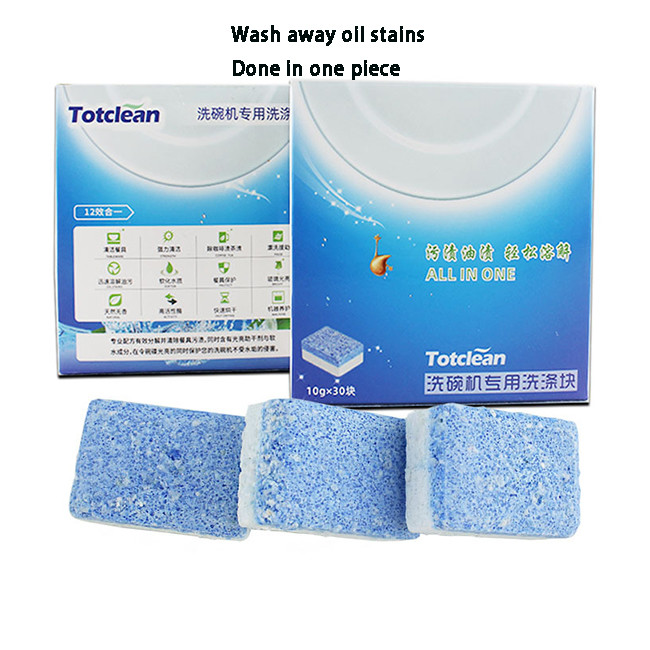Home Sized Dishwashing Tablets For Removing Oil And Brightening Dishes Without Leaving Any Residue