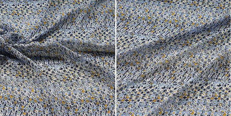 Digital Printed 44 inch Silk Georgette Chiffon Fabric Crepe De Chine Material