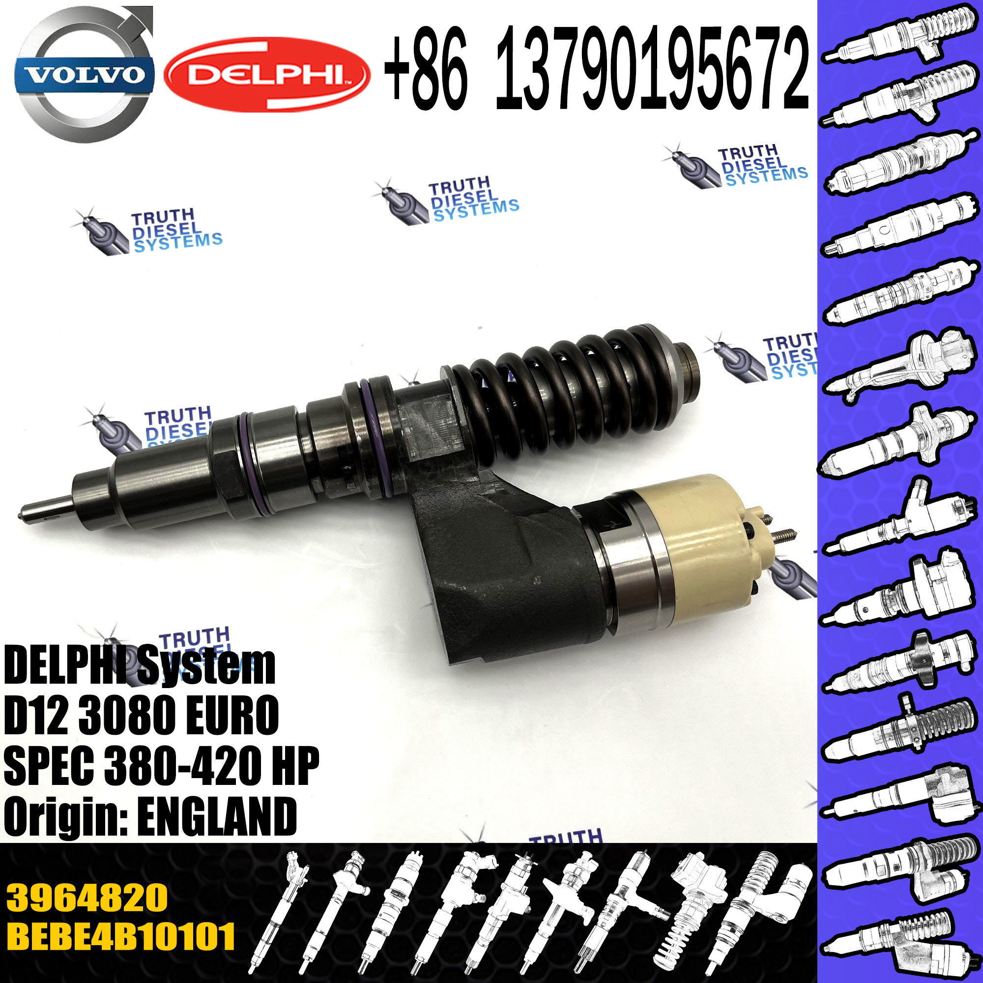 3155040 8113092 1677154 1547287 3964404 ELIC Engine Common Rail Fuel Injector 3964820 8170966 8113411 3169521