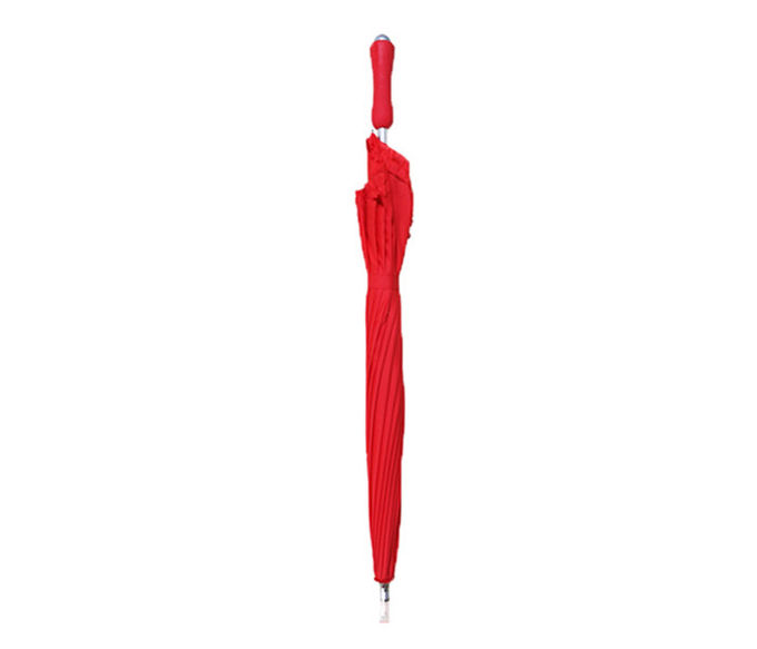 Red Heart Shaped Love Creative Umbrella Manual Control For Wedding Valentine