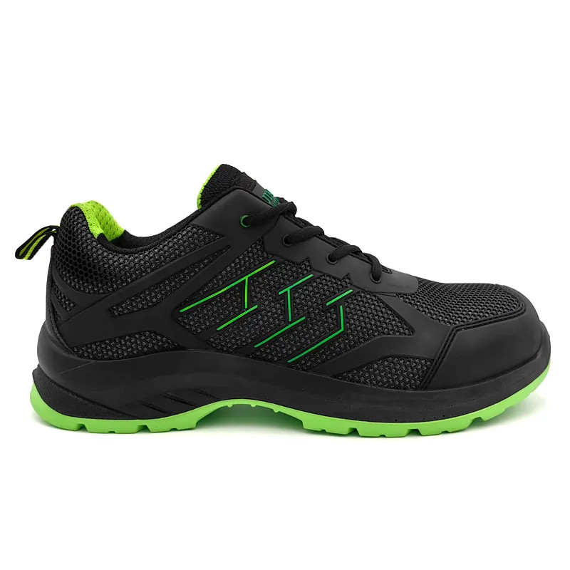 Slip Resistant Lightweight Work Shoes Durable Low Cut Sneaker Pu/Pu Sole