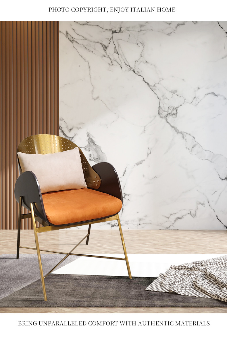 Creative Custom Stainless Steel Dining Chair For Office Building