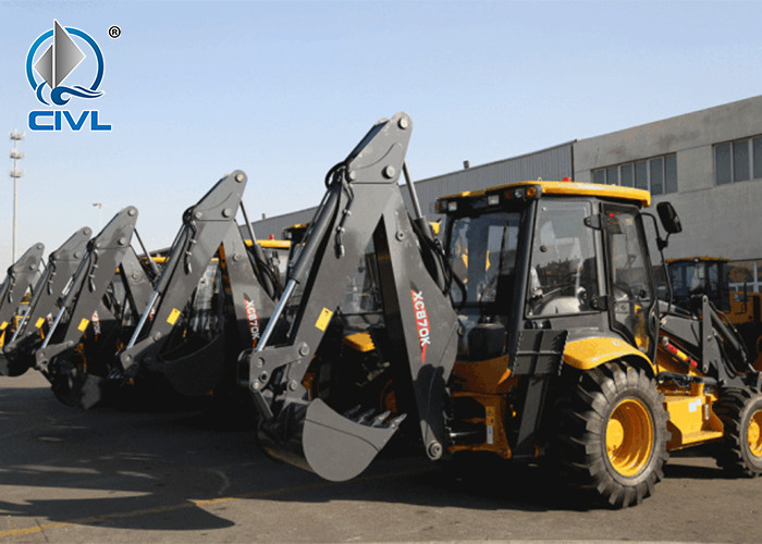 CIVLXC870K Backhoe Loader 82/74.9kw Power With 2.5Tons Rated Load