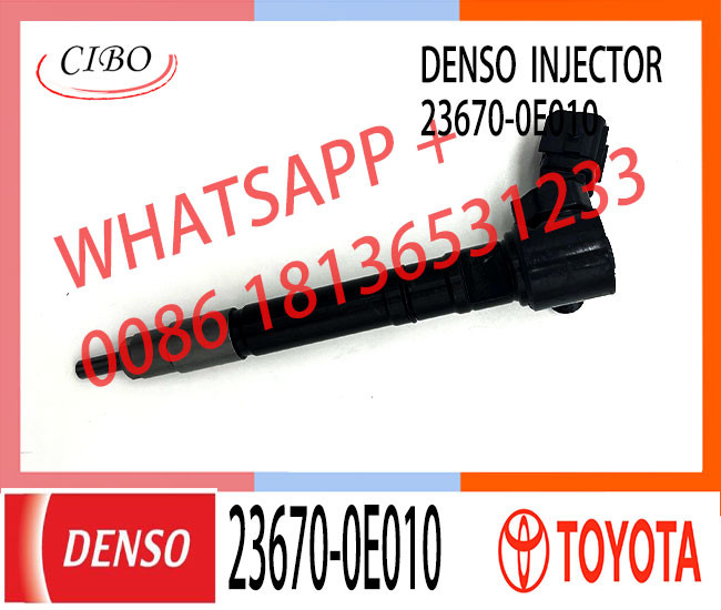 Genuine Common Rail Fuel Injector 23670-0E010 Fuel Injector Assembly 295700-0550,OEM Orders Accepted