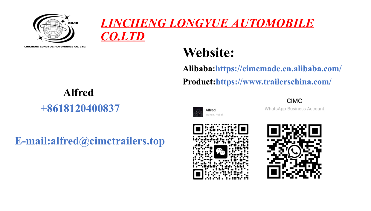 CIMC Latest Design Of Food Grade High-strength Flour Bulk Flour Tank Trailer